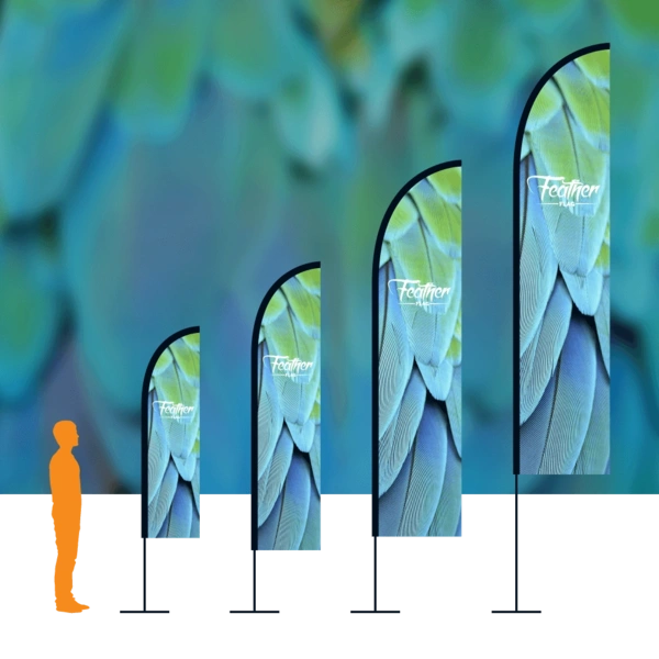 Feather product image with background