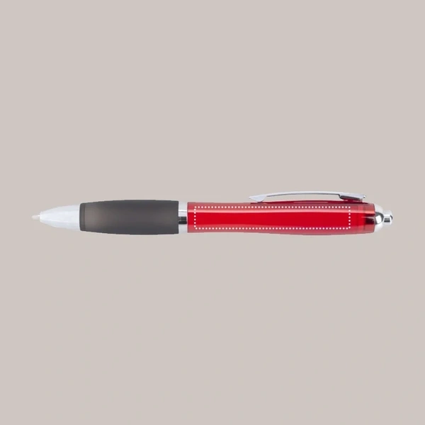 Nash Ballpoint Pen Black Grip - Red Example